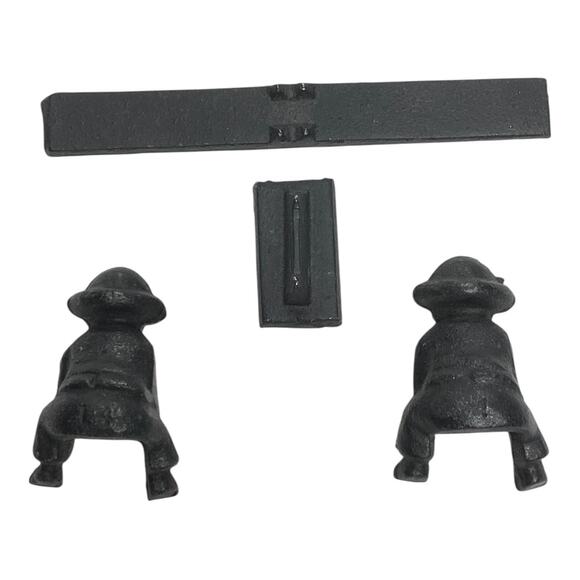 Vintage 1997 John Wright Cast Iron Amish Boys on Teeter Totter - A1041 - Picture 8 of 12